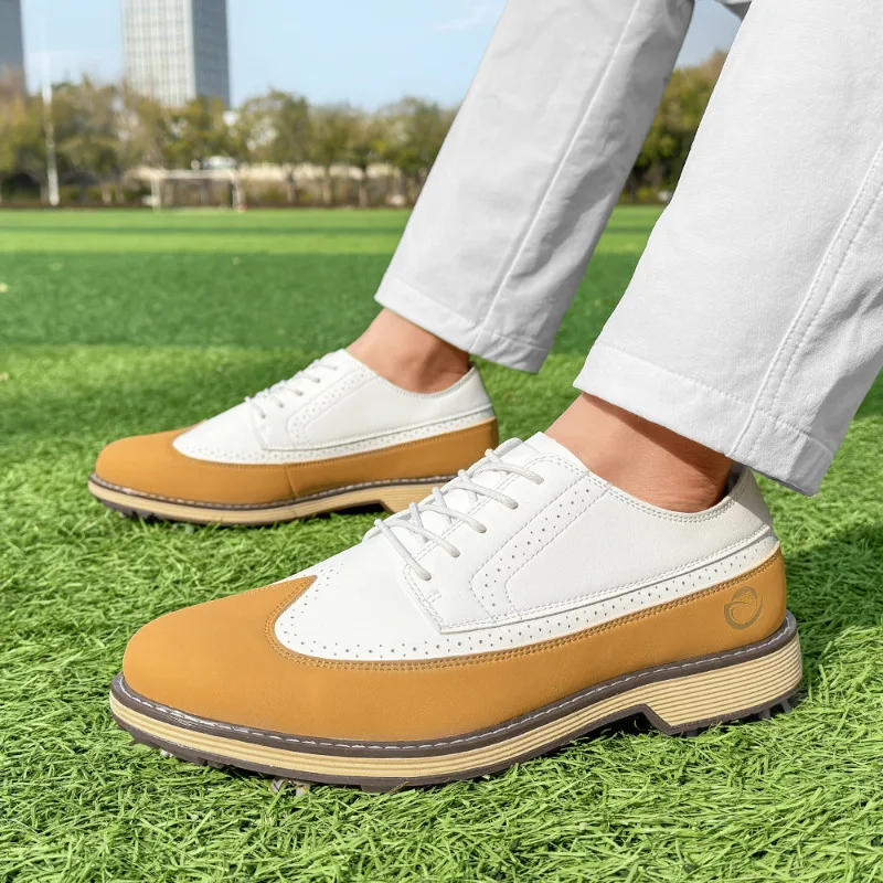 

Luxury Golf Men Shoes Comfortable Golf Exercise Lightweight Footwears Golfing Footwears