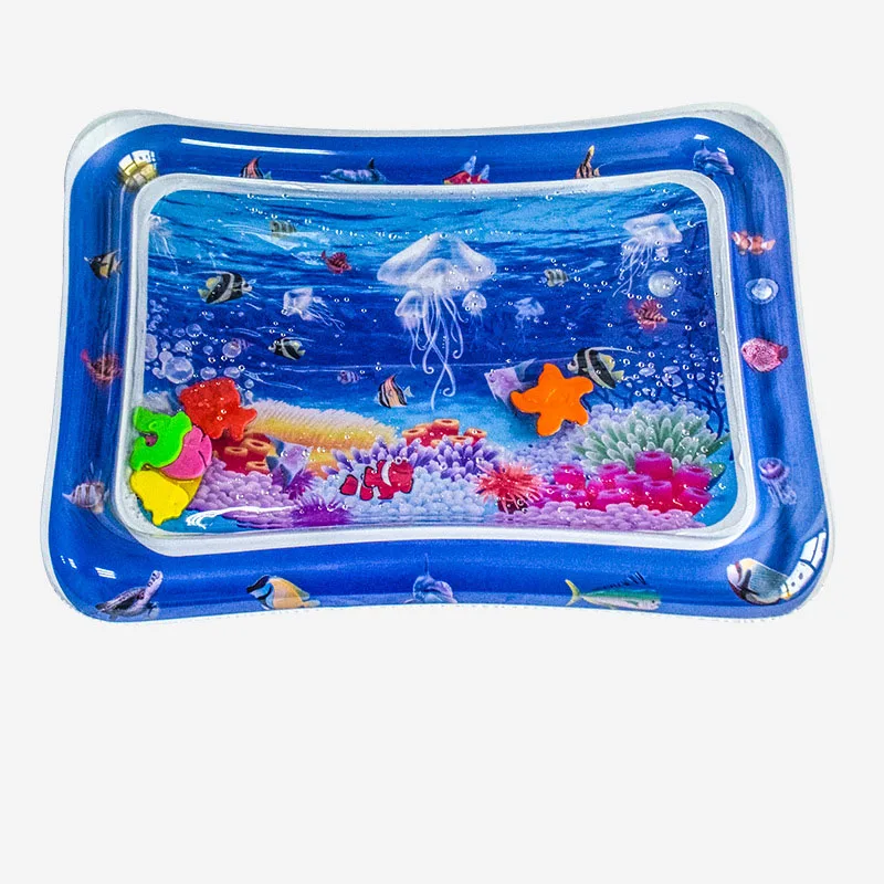 Baby Water Play Mat Inflatable Cushion PVC Infant Tummy Time Toddler Water Pad For Kids Early Education Developing Activity Toys