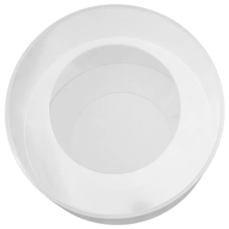 A98E-1Pc Round Acrylic Cake Display Board Cake Edge Smoother Scraper Cake Tray DIY Round Decor Cake Refillable Board