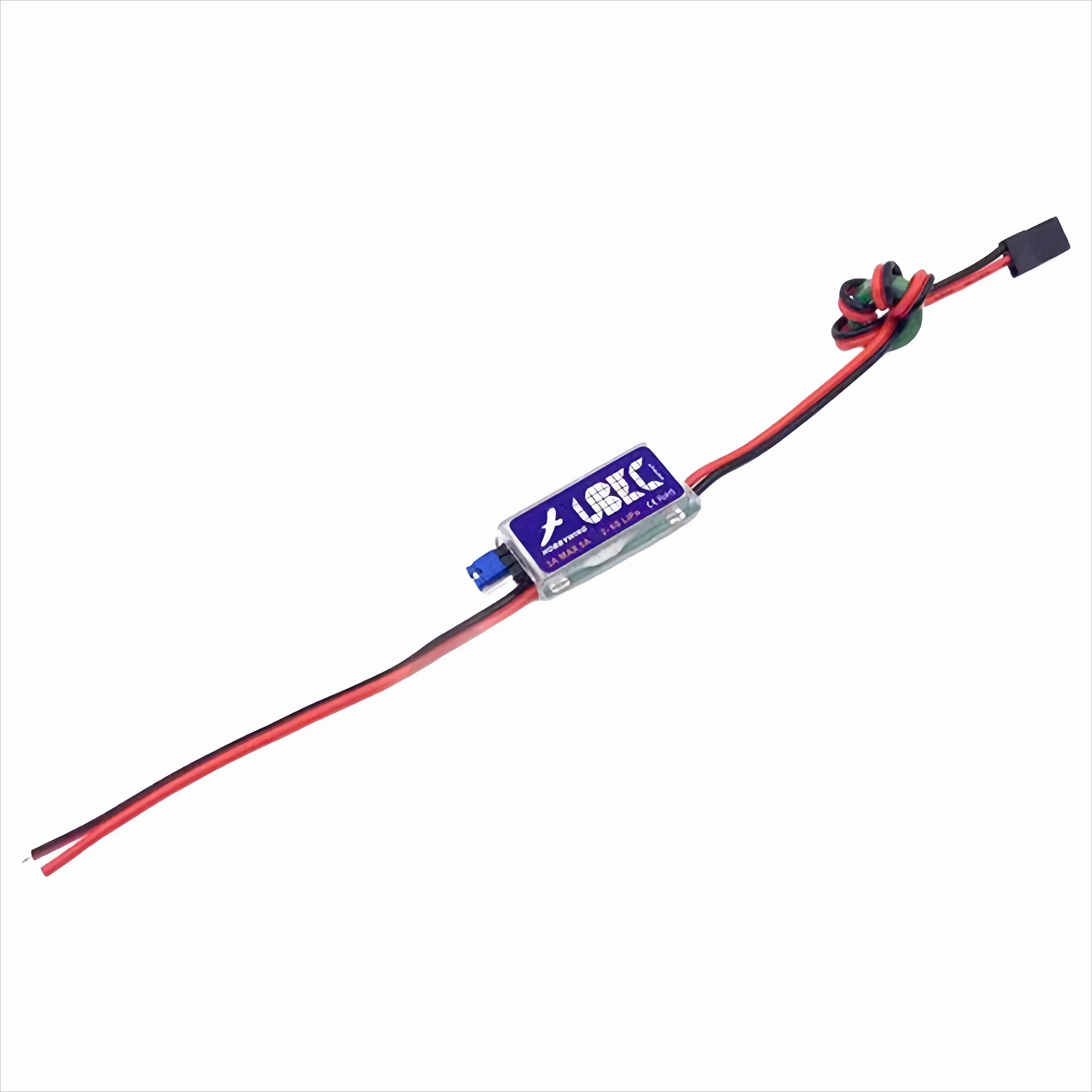 

The 3A switch mode UBEC 5V/6V 5A minimum RF noise BEC fully shielded anti-interference regulator is suitable for helicopters