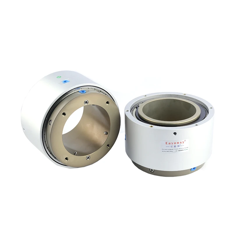 2 In 2 Out Rotary Joint with G1-8 Thread and 20~120mm Center Hole, for 1MPa Air Pressure, 360° Free Rotation Aluminum Union