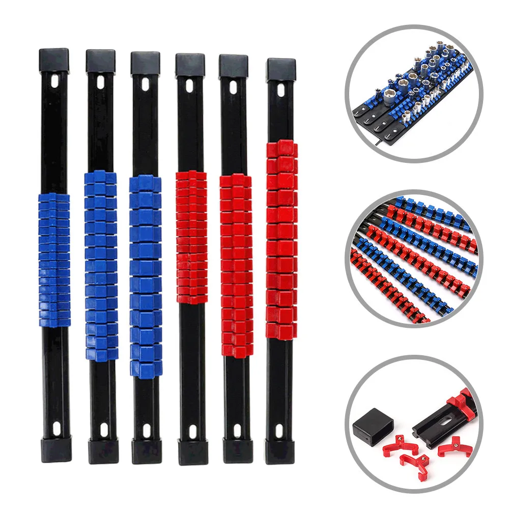 

Набор из 6 органайзеров для розеток: пластиковые, железные, профессиональные, портативные держатели для розеток для инструментального ящика, эффективное использование