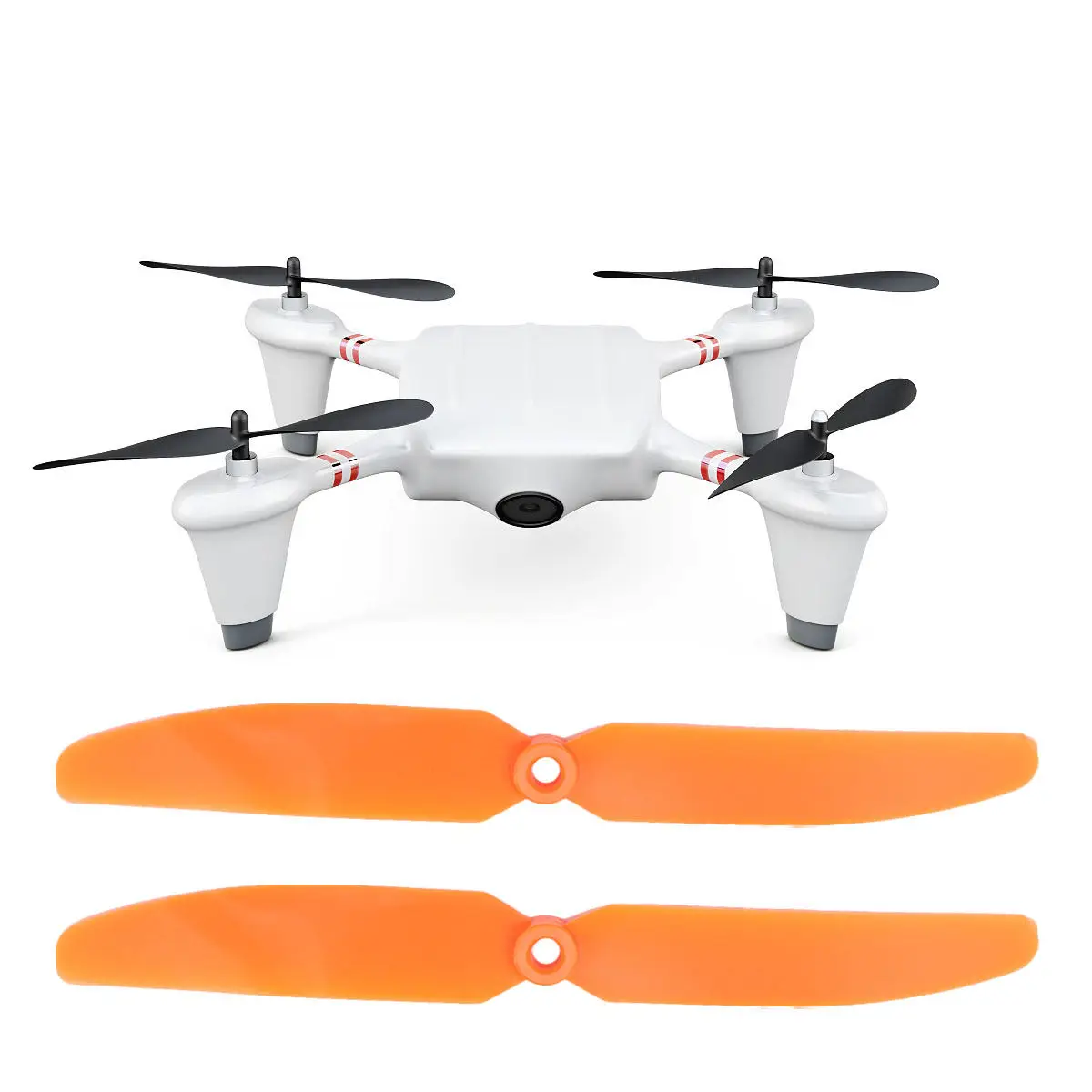 

4Pcs Ep5030 5x3 Inch Orange Rc Airplane Propeller Props Hard Plastic Park Fly Prop Set Direct Drive Brushless Motor Replacement
