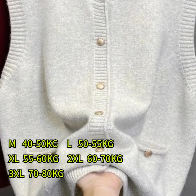 Knitted Sweater Vest Women Gold Buckle O-Neck Sleeveless Chic Red Knit Pullovers Soft Elegant Sweater Fall Winter Vests Clothing