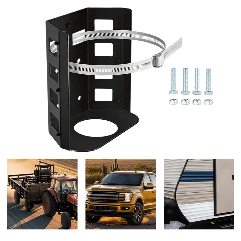 For 5 lb Propane Tank Bracket Built from 304 Stainless Steel for Grilling Equipment and Portable Heating Units