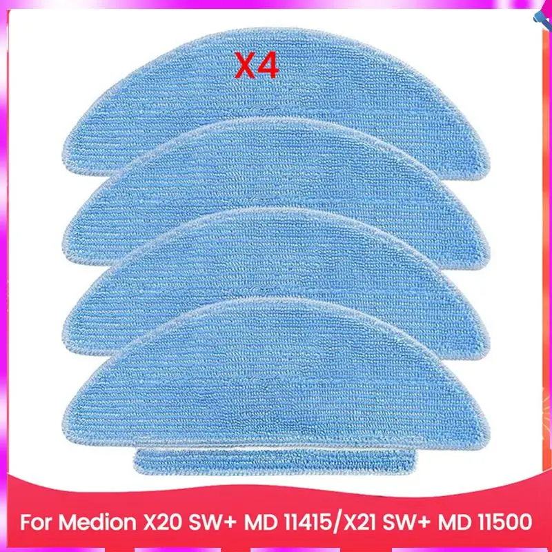

N96R Mop Cloth Pads For Medion X20 SW+ MD 11415, X21 SW+ MD 11500 Vacuum Cleaner Replacement Parts