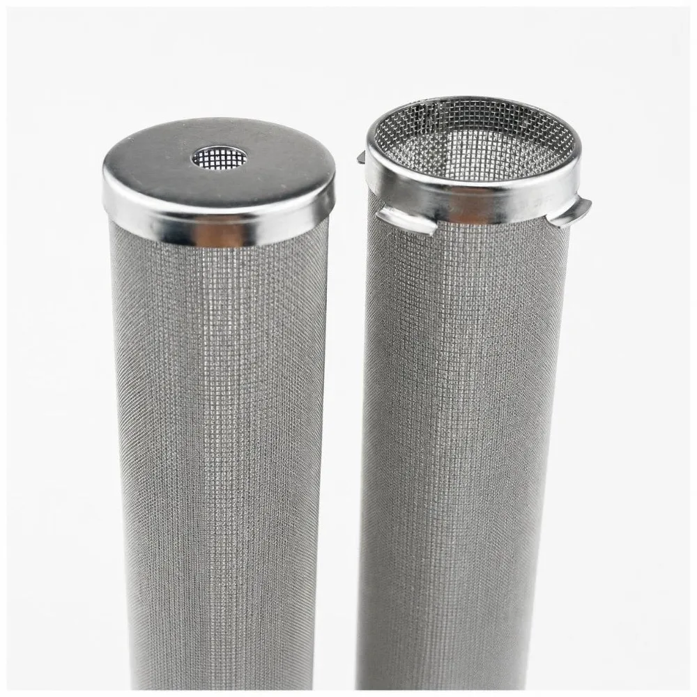 Stainless-Steel Airless Spray Pump Filter Dual-Layer Mesh Filter Manifold Filter 30/60/100/150/200 Mesh High Pressure Filter