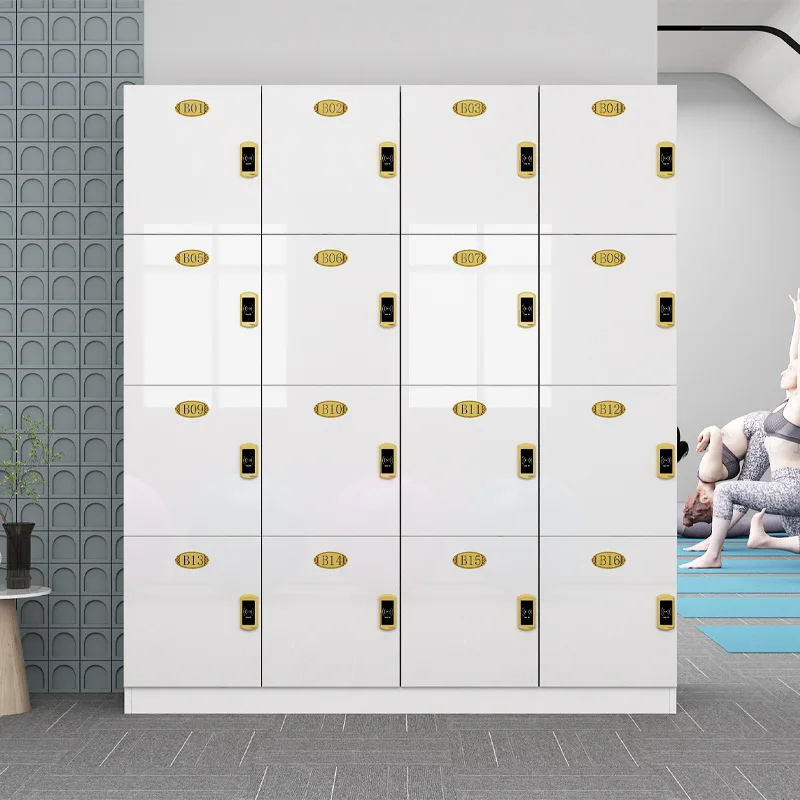 Barber shop storage cabinet, yoga studio beauty salon employee locker