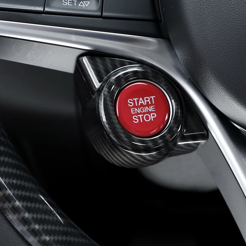 Alfa Romeo,giulia,stelvio,ABSプラスチック,2017, 2018用の車のエンジン停止カバー