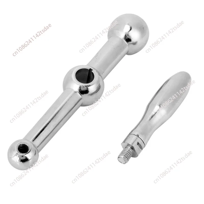 Milling Machine Ergonomic Oval Handle with Ball Head, Replacement Spare Part for Worktable Lifting