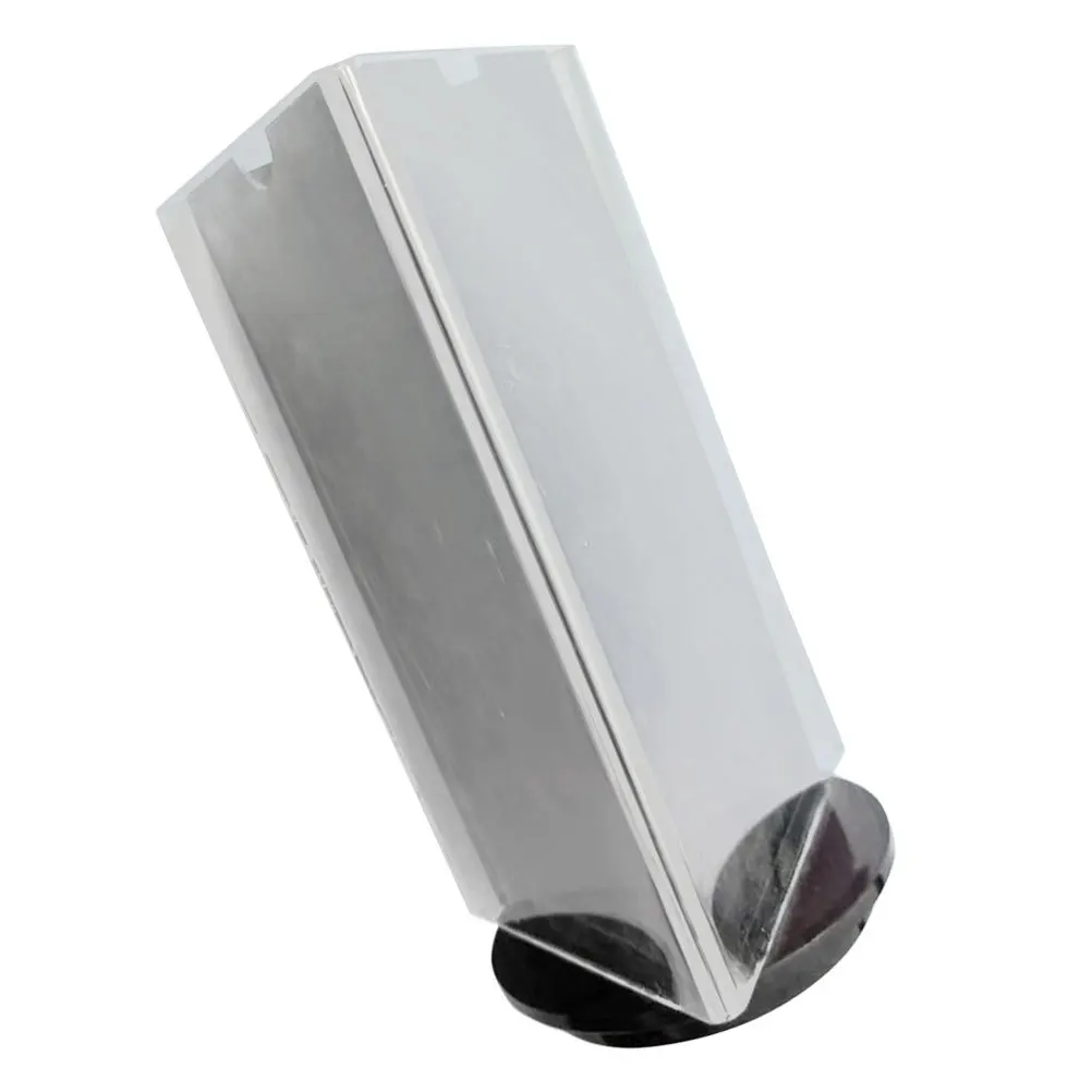 

Rotating Table Acrylic Display Stand A5 Transparent Price Tag Holders Menu Price Tag Holder Store Sign Decor Rack