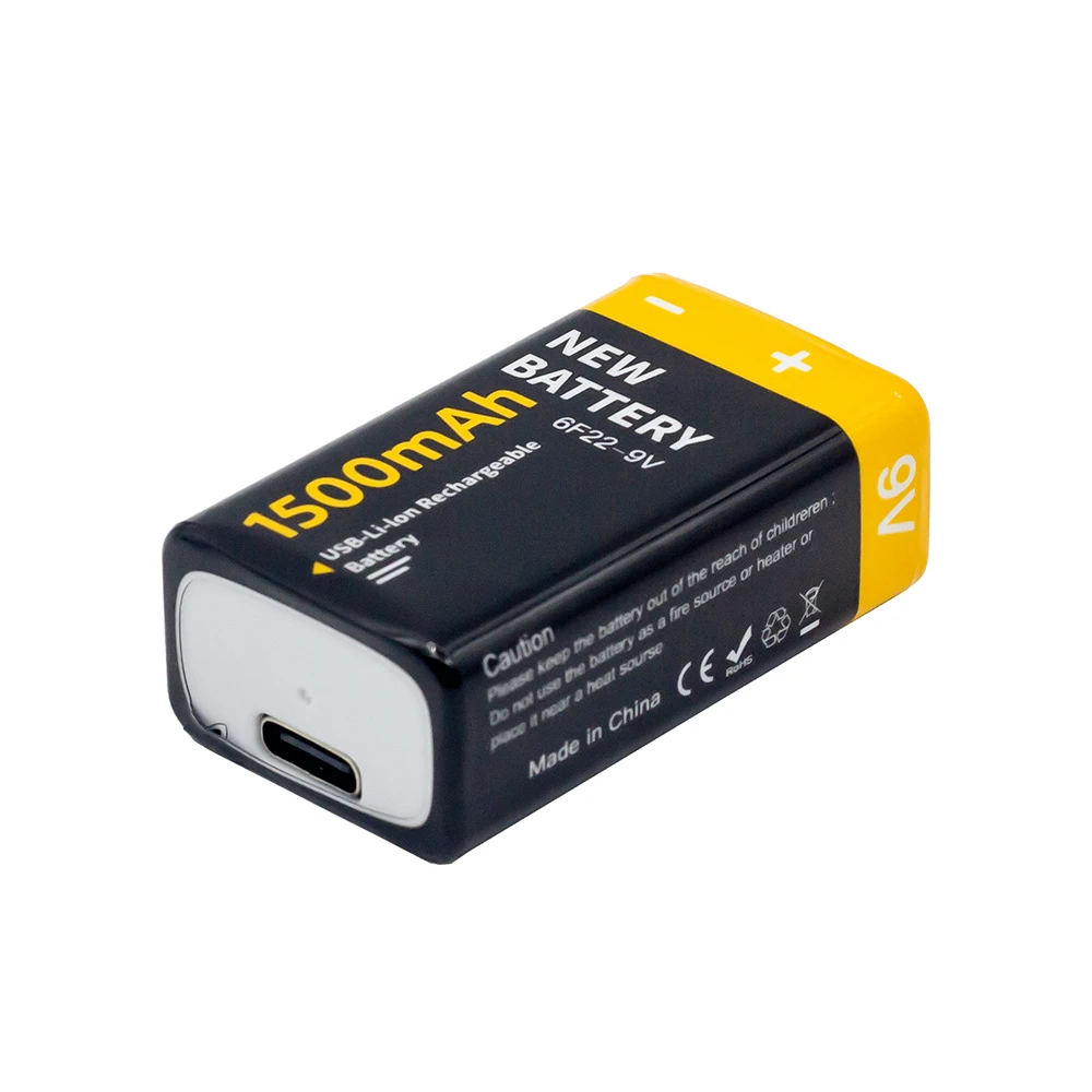 Batteries rechargeables du procureur, batterie de charge 9V, 150mAh, 6F22, batterie aste pour jouet, télécommande, interphone, etc.