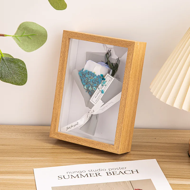 Hollow 3cm Photo Frame And Picture Frame. Dried Flower Storage Photo Frame. Diy Preserved Flower Figurine Storage Specimen Frame