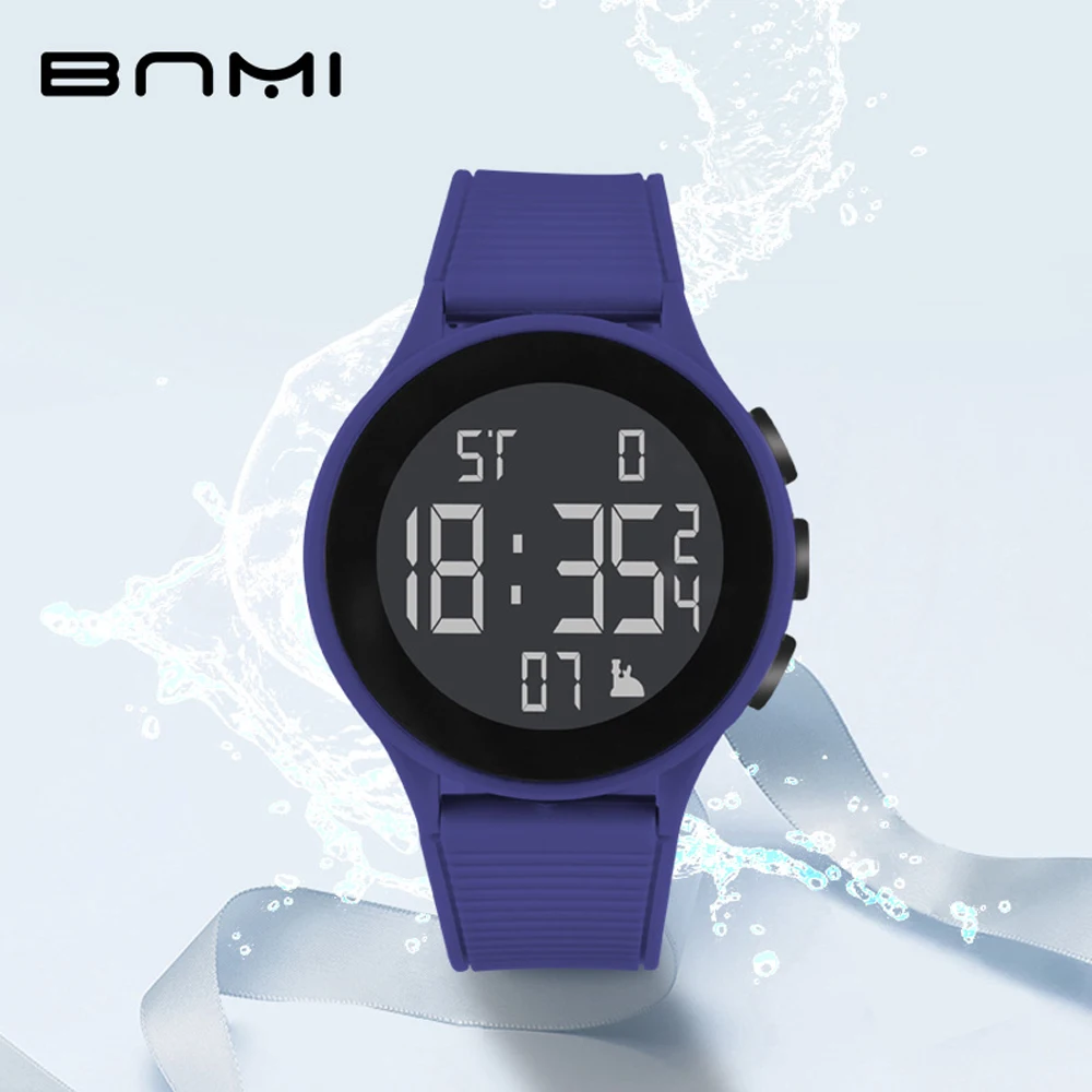 High Quality Man Watch Time LED Digital Wristwatches For Man Fashion Ultra-thin Silicone Band Electronic Sport Watch Male Gifts