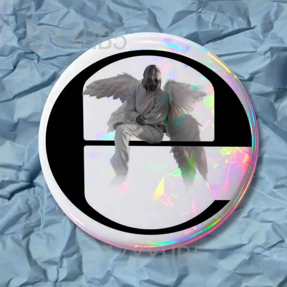 D-Drain Gang Bladee Meme Coin Badges Tinplate Round Brooch Custom Anime Role Enamel Pins Gifts for Fans Friends