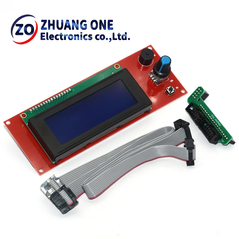 ثلاثية الأبعاد 2004 LCD 12864 عرض طابعة ثلاثية الأبعاد Reprap محول ذكي تحكم Reprap سلالم 1.4 1.6 Mega2560 مجلس 2004LCD التحكم