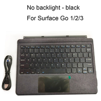For Surface go1/2/3 Surface Pro3/4/5/6/7/7+  Surface Pro8/X Bluetooth-compatible Keyboard Backlit Trackpad Wireless