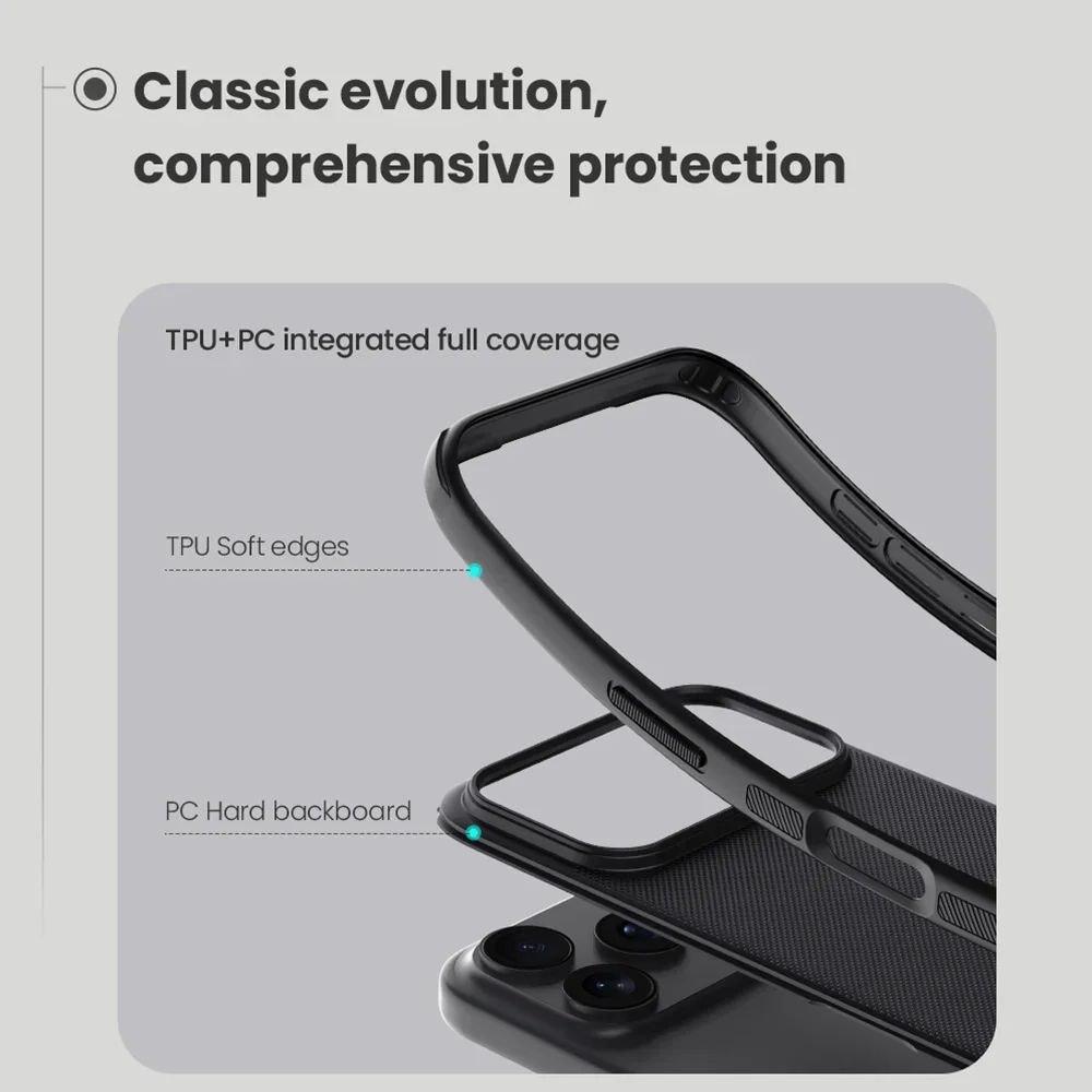 NILLKIN For iPhone 17 Pro Max Magsafe Case Super Frosted Shield Pro Magnetic Wireless Charging Back Cover For iPhone 17/17 Pro