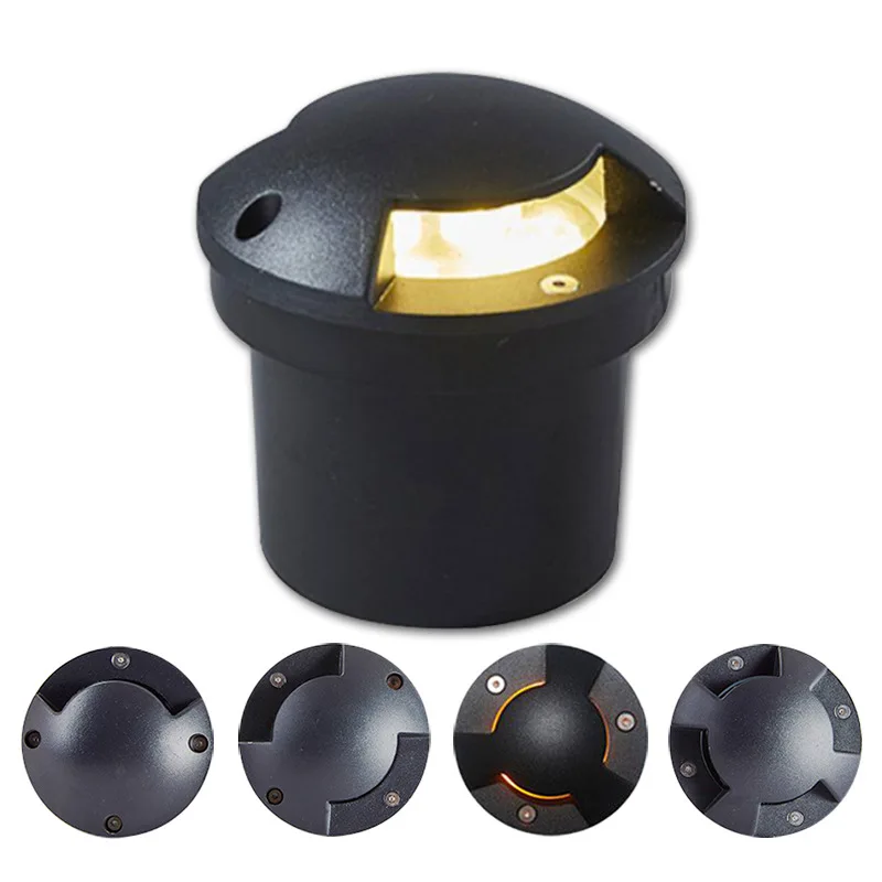 LED Foot Light  Outdoor Waterproof Embedded Aisle Corner Lamp Indoor And Outdoor Stairs Step Light Buried Lamp AC110V-220V/DC12V