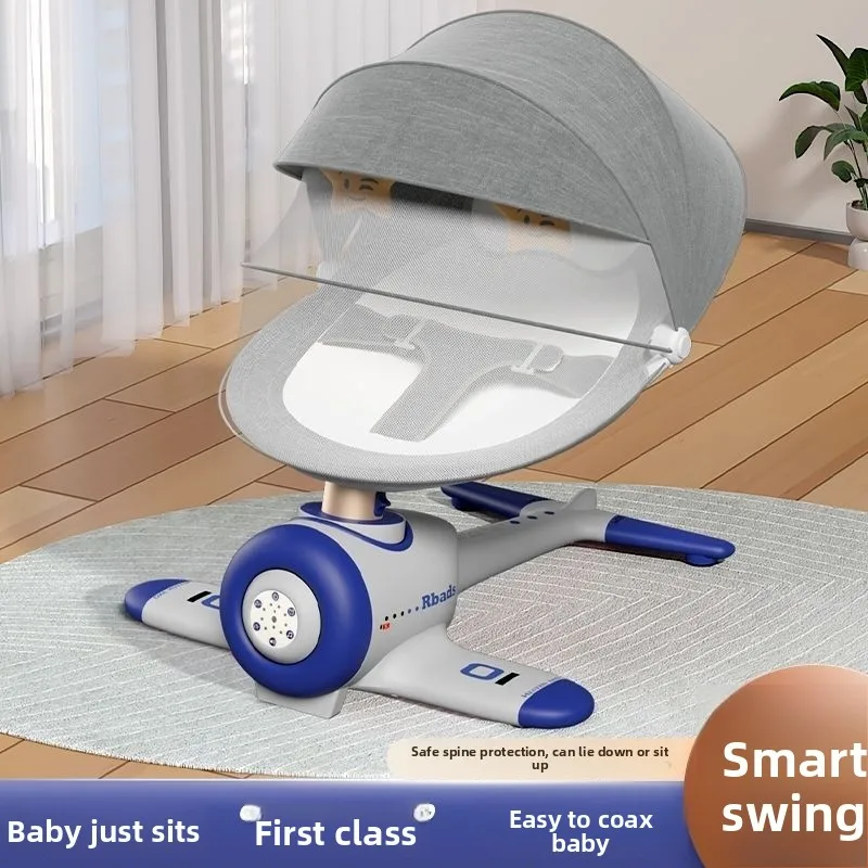 Baby Swing Electric  Baby Rocker Portable for Newborn , 3 Speeds with Remote Control, Bluetooth, Baby Rocking Chairs Max 20 Lbs