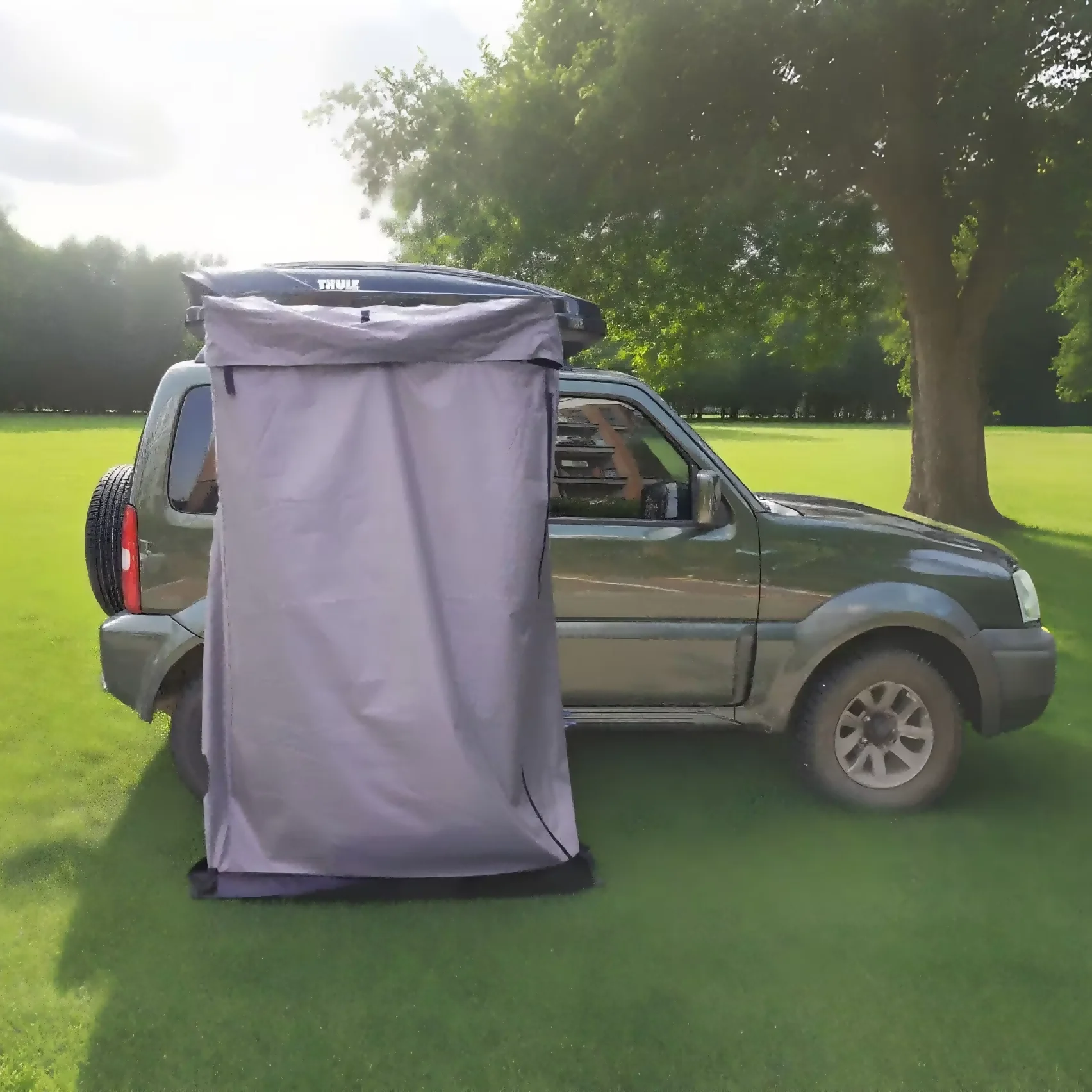 

Soleflex New Arrival F1 Portable Waterproof 500D Polyester Fabric Car Side Shower Tent Bath Toilet For Camping