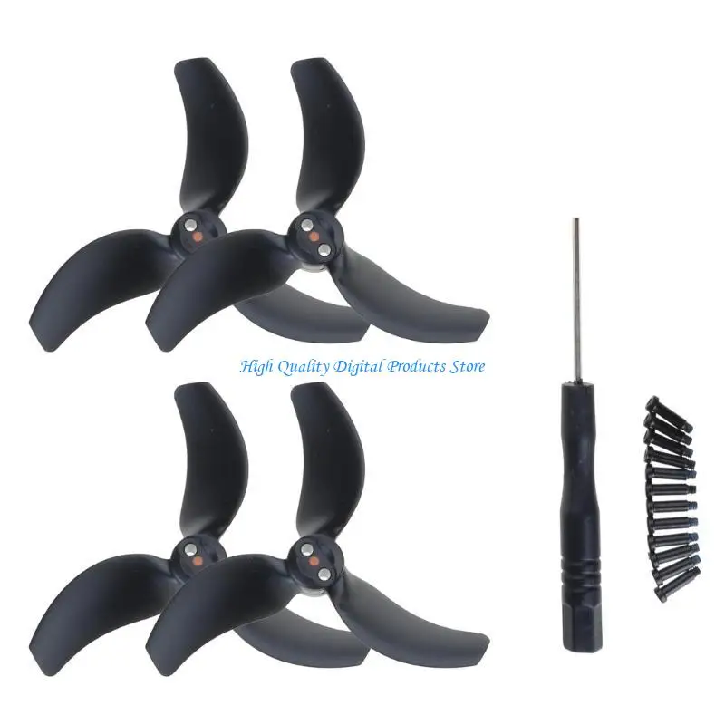 U2JE 2/4Pair Low Noise Propellers Flight Propellers Screw for Avata 2 Precise Control