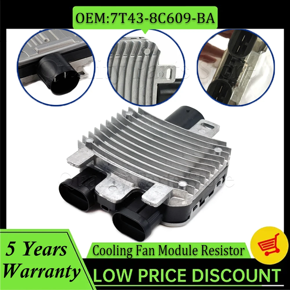 For Volvo S60 V60 S80 V70 XC60 XC70 For LAND ROVER Freelander 2 Heater Blower Cooling Fan Radiator Control Module 7T43-8C609-BA
