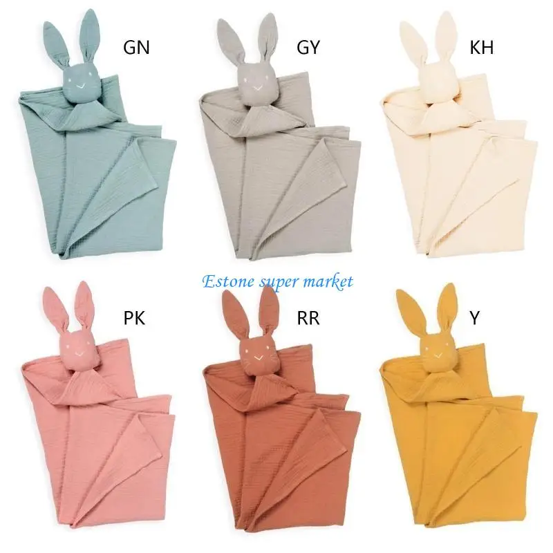 

090B 120x70cm Baby Swaddle Wrapped Appease Towel Soft Rabbit for Doll Blanket Sleepsa