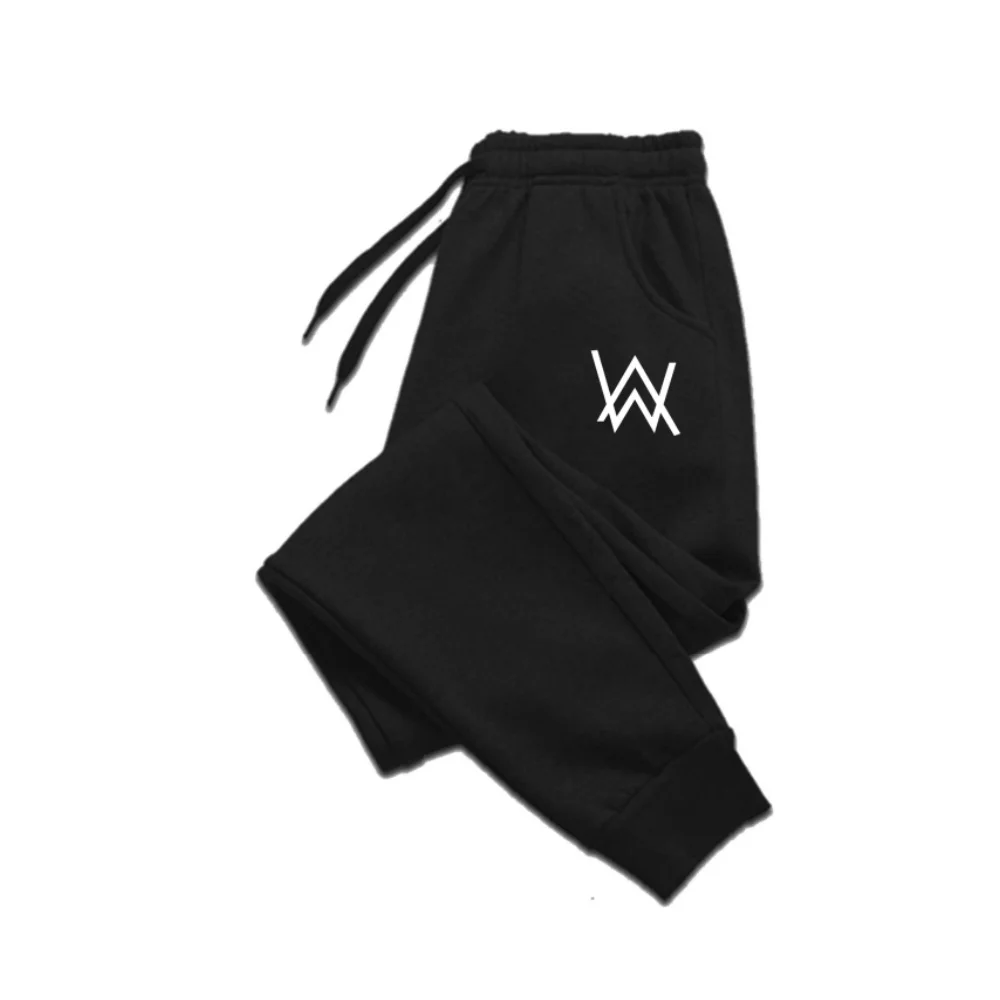 2026 الراقية الصوف Sweatpants المطبوعة للجنسين الدافئة تشغيل قيعان اليومية الرياضة في الهواء الطلق عادية كل مباراة السراويل الخريف الشتاء #3