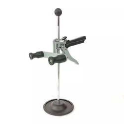Wheel aligner steering wheel retainer  luxury type steering lock