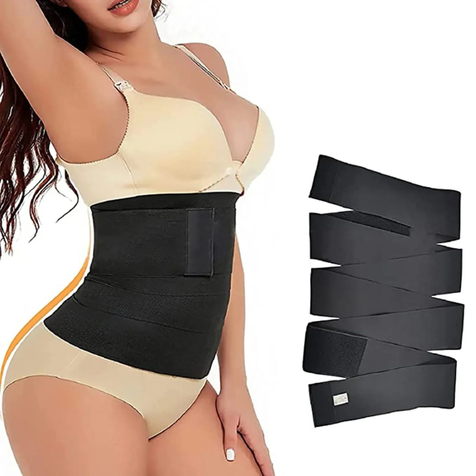 Tummy Girdle Trainer Back Brace Shapewear สําหรับ Lower Back Pain Relief - Body Shaper Faja Colombiana Mujer