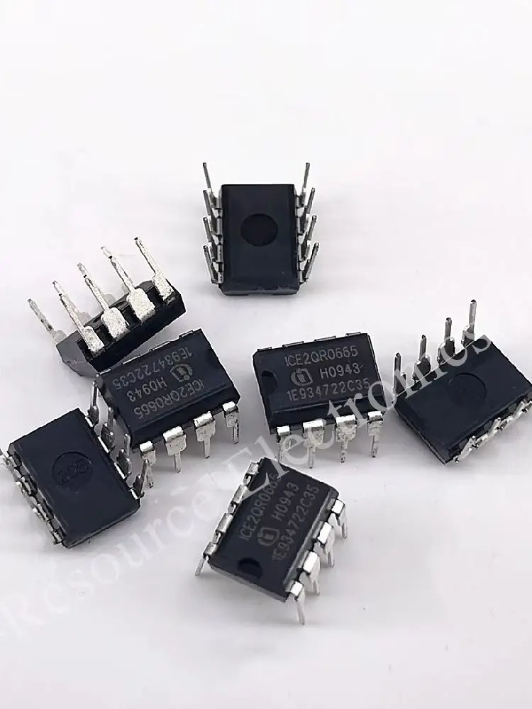 (10 pièces) ICE2QR0665 DIP-8 Contrôleur PWM quasi-résonant hors ligne avec cellule de démarrage/décharge intégrée 650V CoolMOS