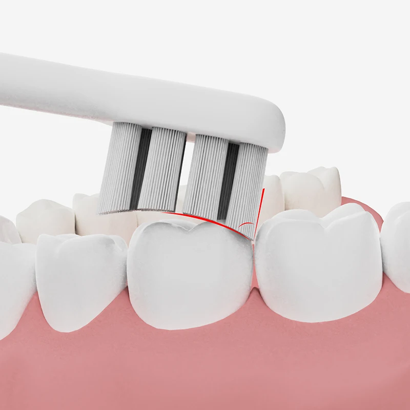 Original nandme nx7000 cabeças de escova inteligente sonic escova de dentes elétrica acessórios cabeças