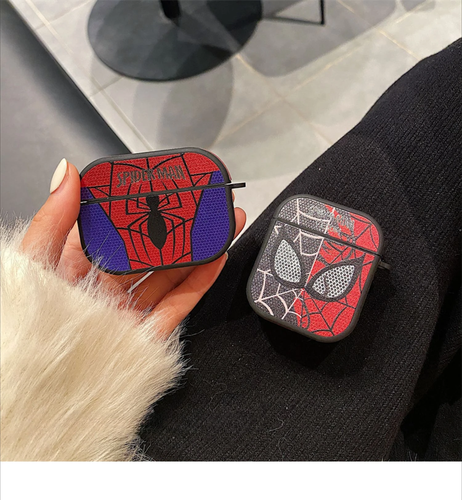 ل Airpods Pro 3 حافظة 2025,3D سبايدرمان بولي Leather الجلود بولي TPU واقية سماعة غطاء ل Airpods Pro 3 حافظة للأطفال #5