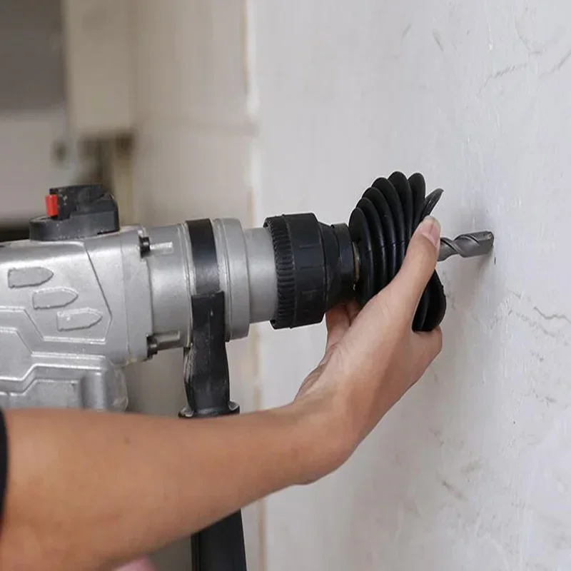 الحفر الكهربائية غطاء غبار المطاط تأثير المطرقة الحفر مجمع الغبار جهاز الغبار جمع الرماد السلطانية أداة السلطة الملحقات