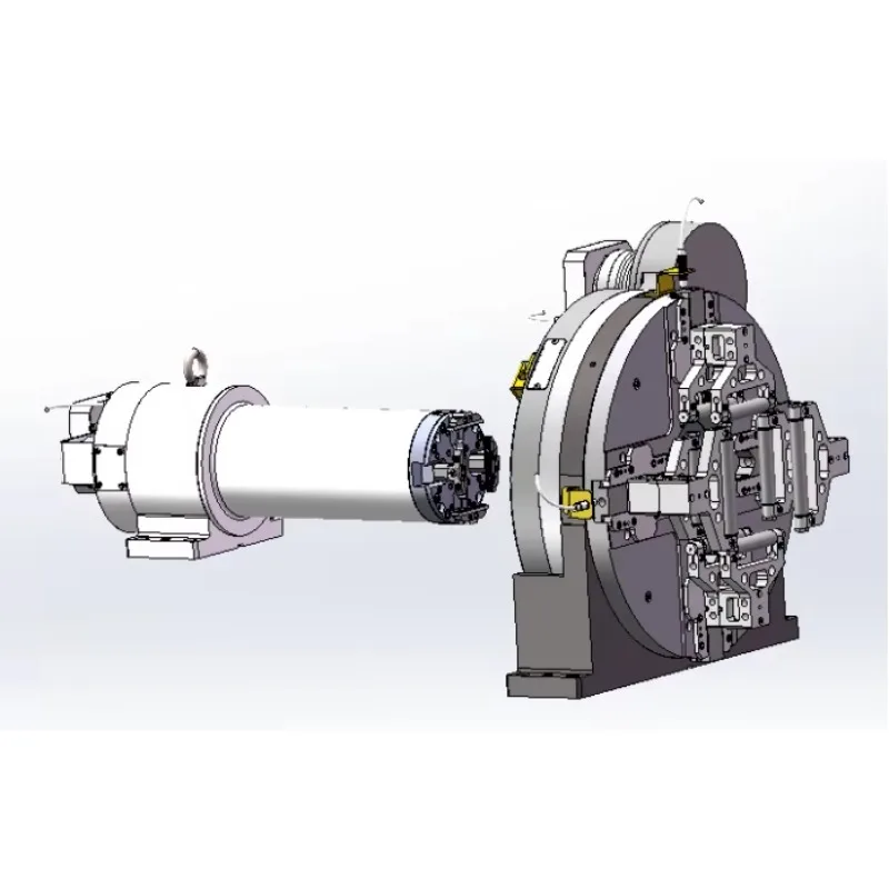 Laser Chuck RY160B With 4 Jaws For Pipe Laser Fully Enclosed Integrated Front Chuck RY160B CNC