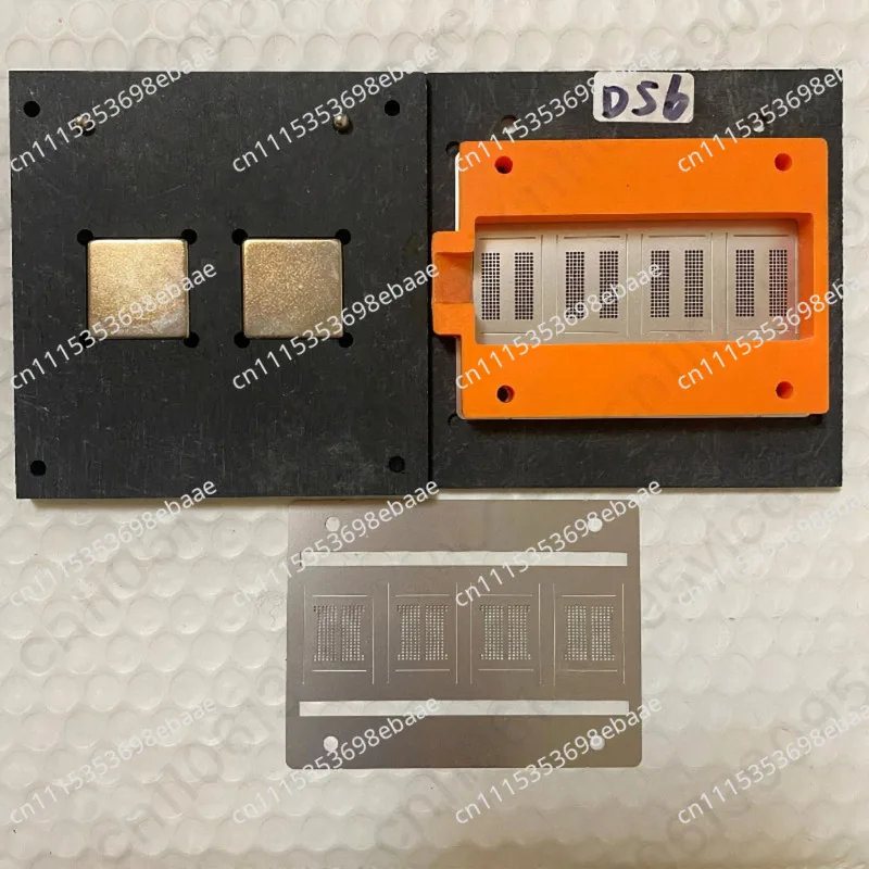 Memory and graphics memory ball-forming stencil GDDR5 GDDR6 direct heating solder paste scraping LPDDR4/5 DDR4 DDR3