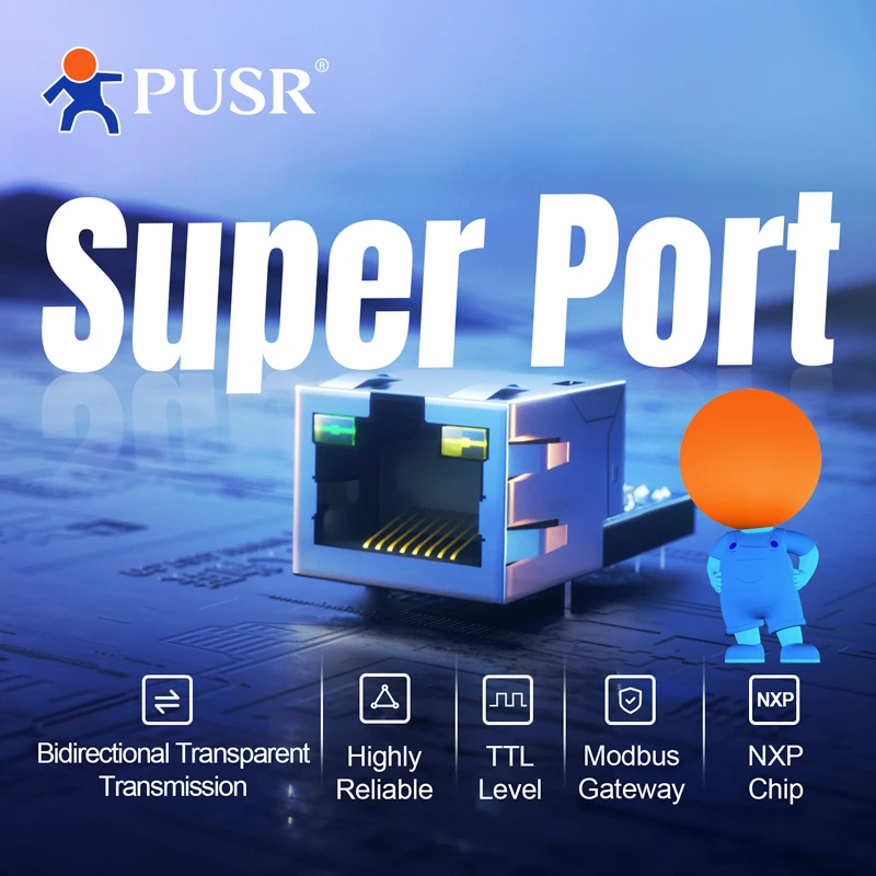 Imagem -02 - Pusr Uart para Módulo Ethernet Rtu para Tcp Usr-k7 Modbus Fácil de Dep-nxp Pusr Ttl Preço para Pcs