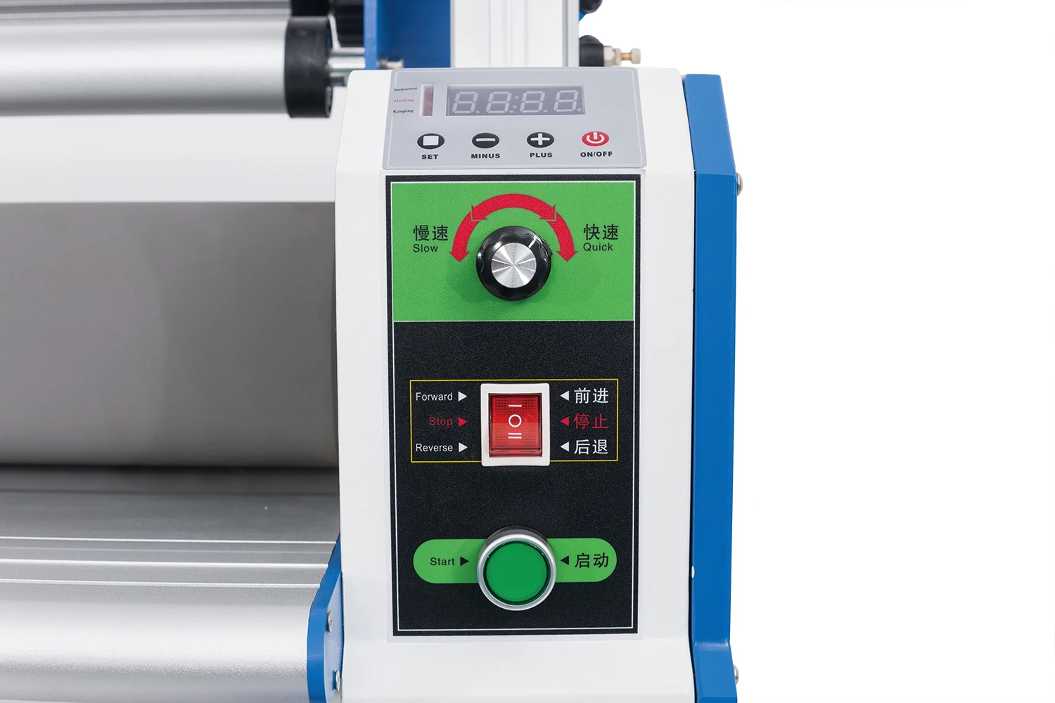 Electric 1.6m Pneumatic Laminating Machine 160cm Automatic Warm And Cold Film Laminator A6 28mm Thickness