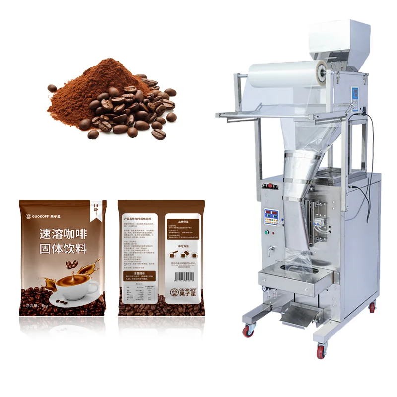 

Automatic Granular Sachet Spice Grinding and Packing Machine for Coffee Seasoning Powder Small Business
