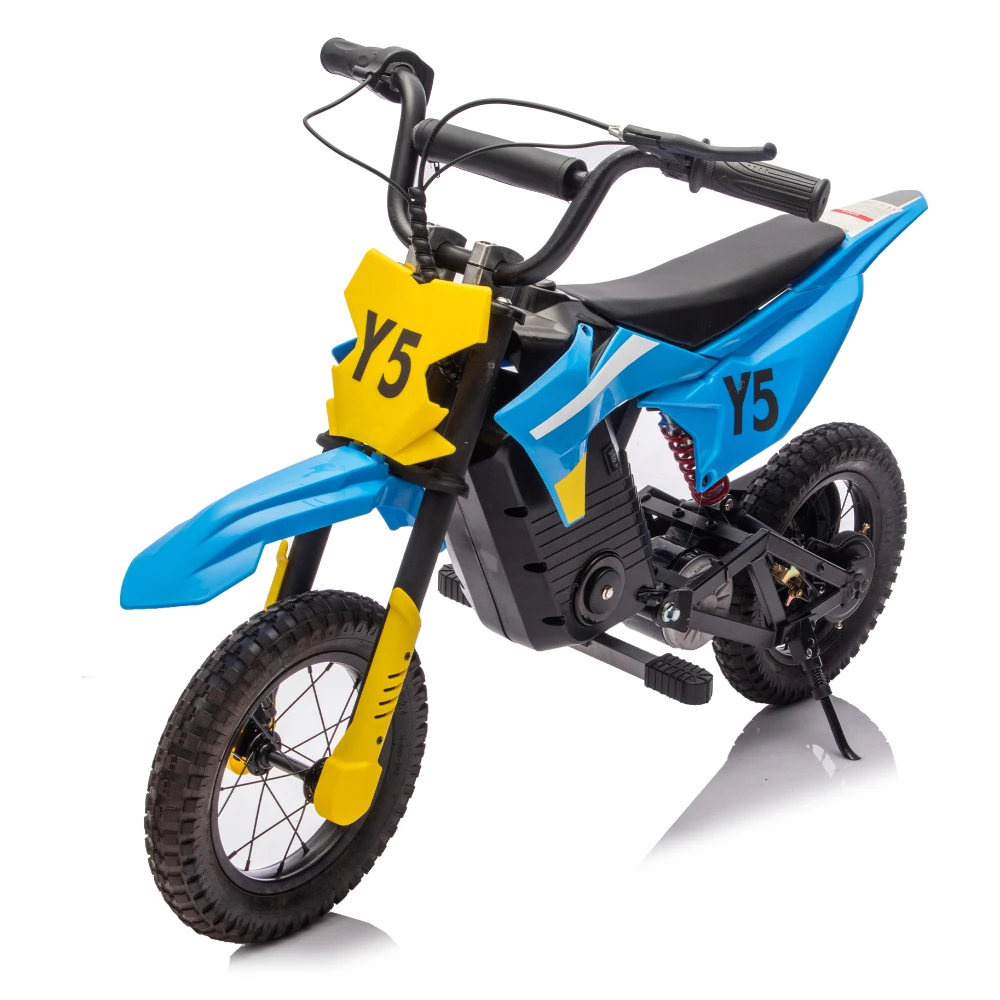 24V 250W niños viajan en juguete eléctrico motocicleta todoterreno batería de litio 180 libras capacidad de peso suspensión trasera para niños mayores de 8 años