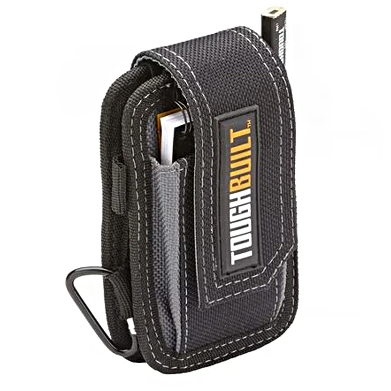 TOUGHBUILT TB-33 الحقيبة الهاتف الذكي البناء الثقيلة مع غطاء لينة مقاومة للخدش مشبك معدني أداة الحقيبة