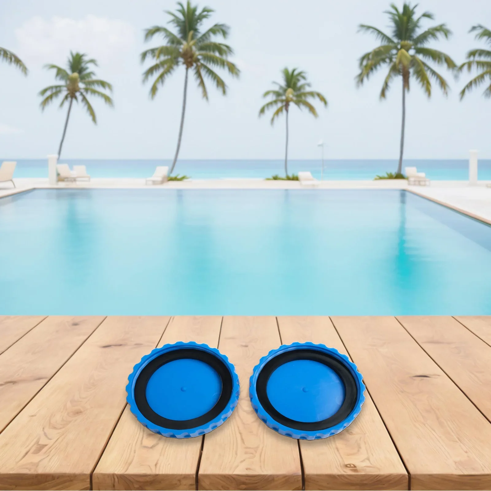 Prevent Frost Damage to Your Pool with This Dual Pack of Winter Covers Designed For Easy Installation on For 32MM Hoses