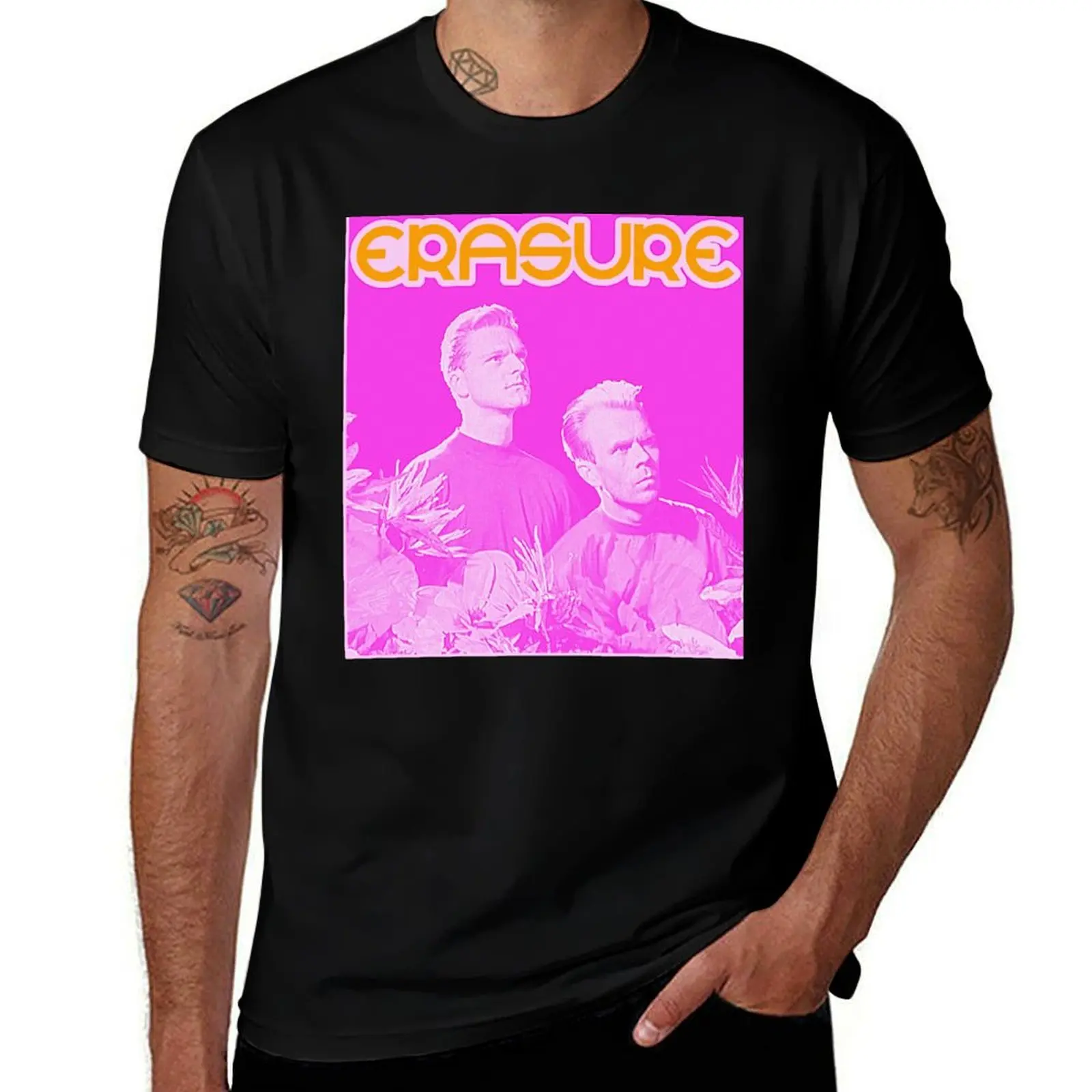 Erasure 80s Retro Synthpop FanArt T-Shirt custom shirt boys whites sublime oversized t shirt mens champion t shirts