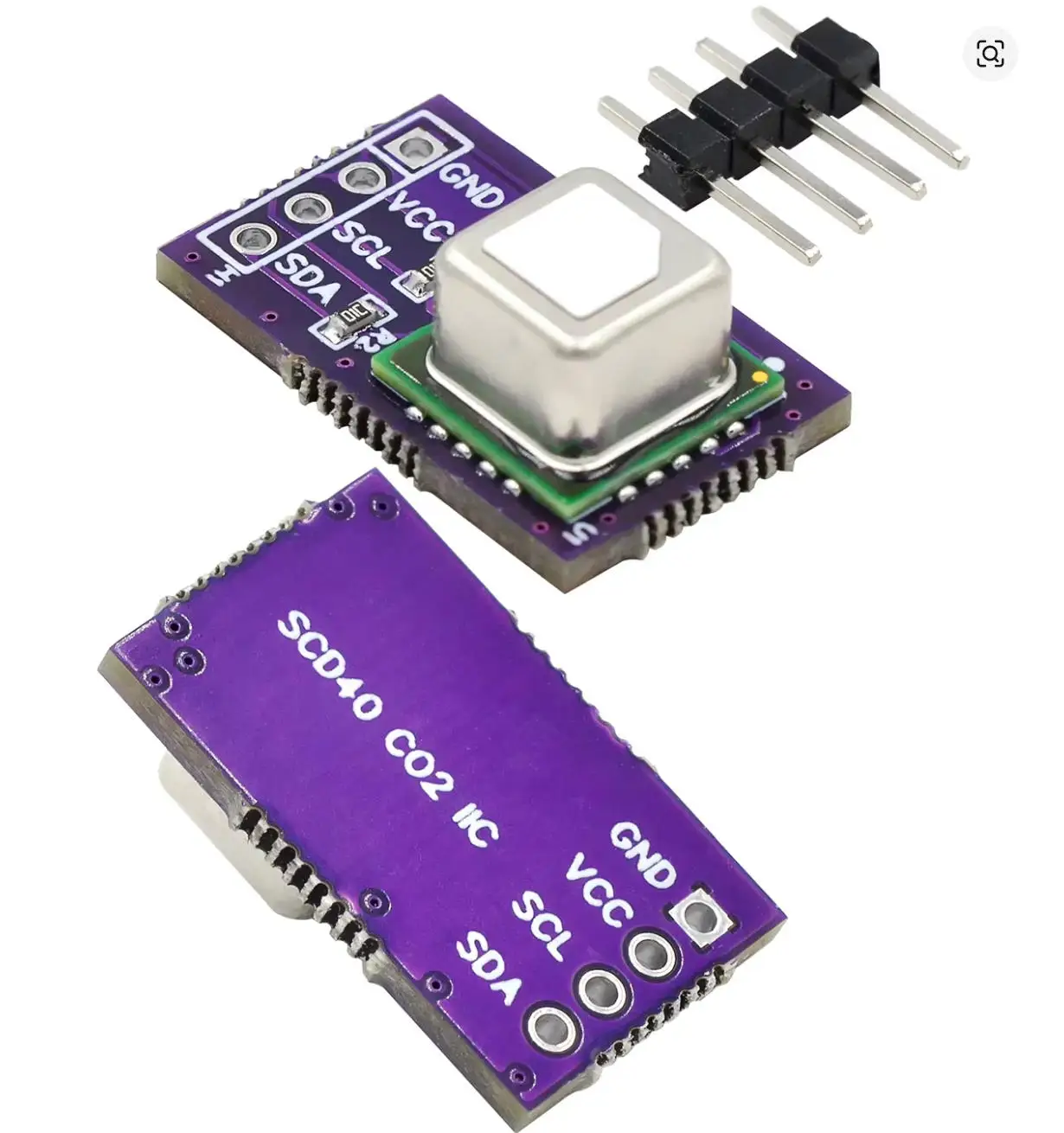 SCD40 SCD41 gas sensor module detects CO2 carbon dioxide temperature and humidity in one sensor I2C communication