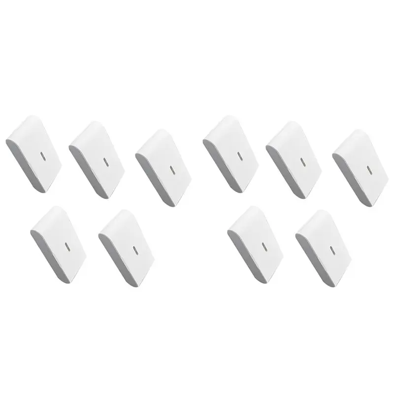

【FAST-SALE】10Pcs 433Mhz Wireless Vibration Glass Break Detector, Adjustable Sensitivity, Compatible With Alarm Systems