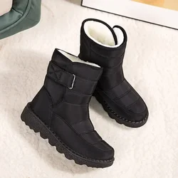 New Women's Boots Warm Womens Snow Boots Waterproof Women Casual Bare Boots Winter Platform Cotton Shoes Anti-slip Botas Mujer