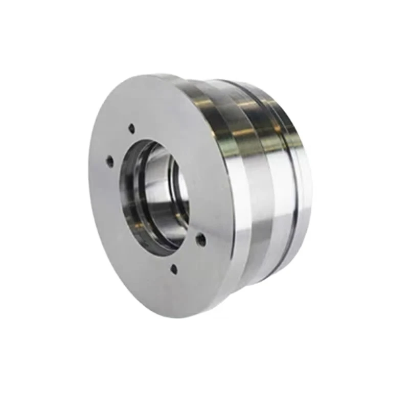 CNC machined brass precision flange bushing, mechanical assembly positioning sleeve, connecting ring assembly