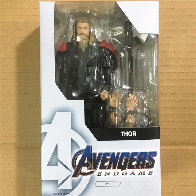 Marvel Avengers Thor Action Figure Toys SHF 16cm Thor Figures Statue Model Dolls Ornament Collection Gifts for Friend Children