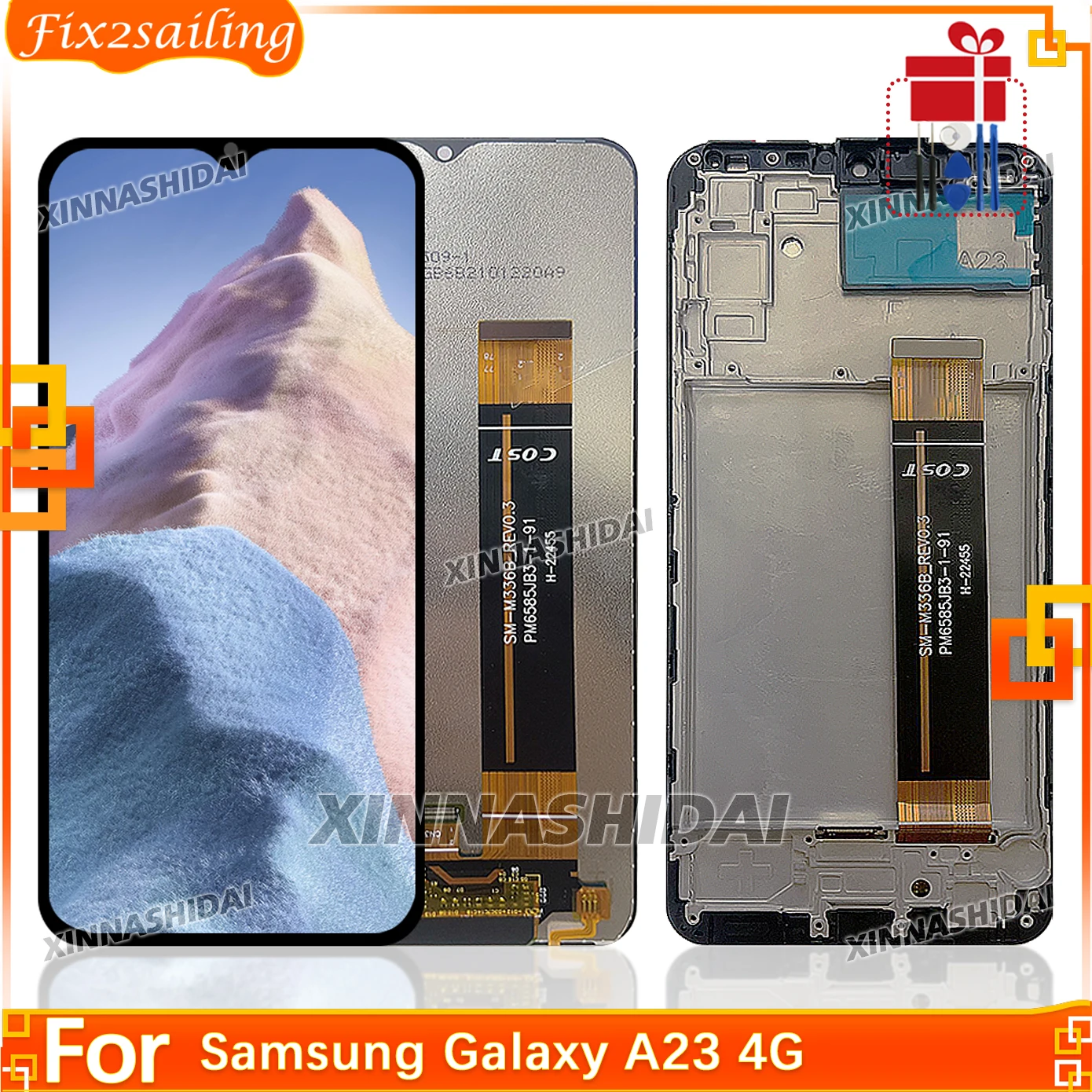 New Dispaly LCD For Samsung Galaxy A23 4G LCD Display Touch Screen Digitizer Replacement For Samsung A23 4G LCD Display